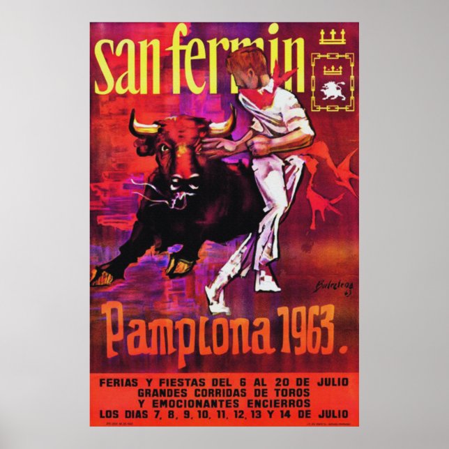 Pamplona 1963 poster (Vorne)