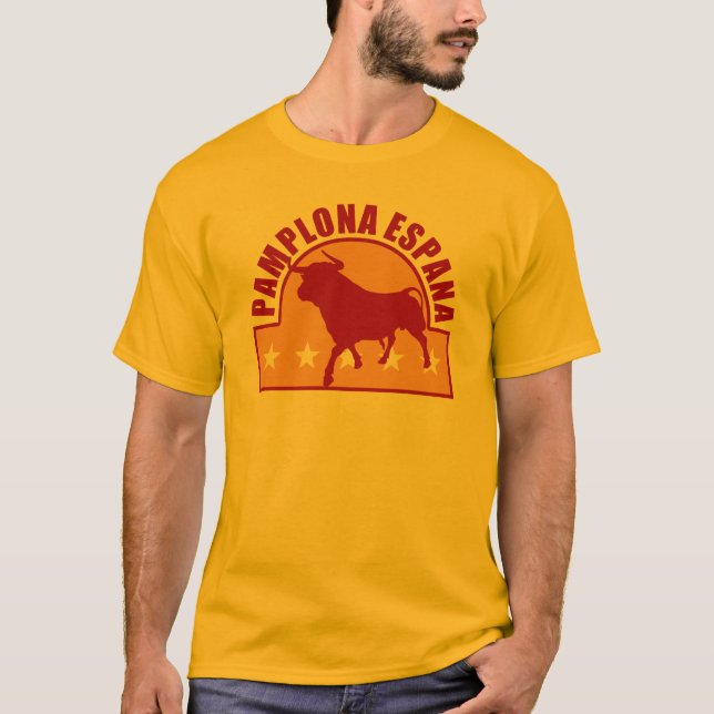 Pamplona Espana T-Shirt (Vorderseite)