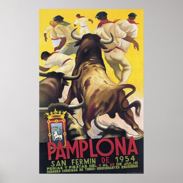Pamplona San Fermin Poster (Vorne)