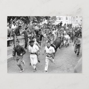 Pamplona Spanien Laufen der Bullen Postkarte