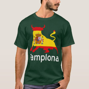 Pamplona Spanien Laufen der Bullen T-Shirt