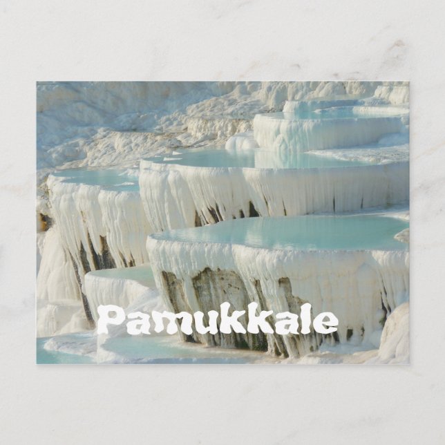 Pamukkale, Türkei Postkarte (Vorderseite)