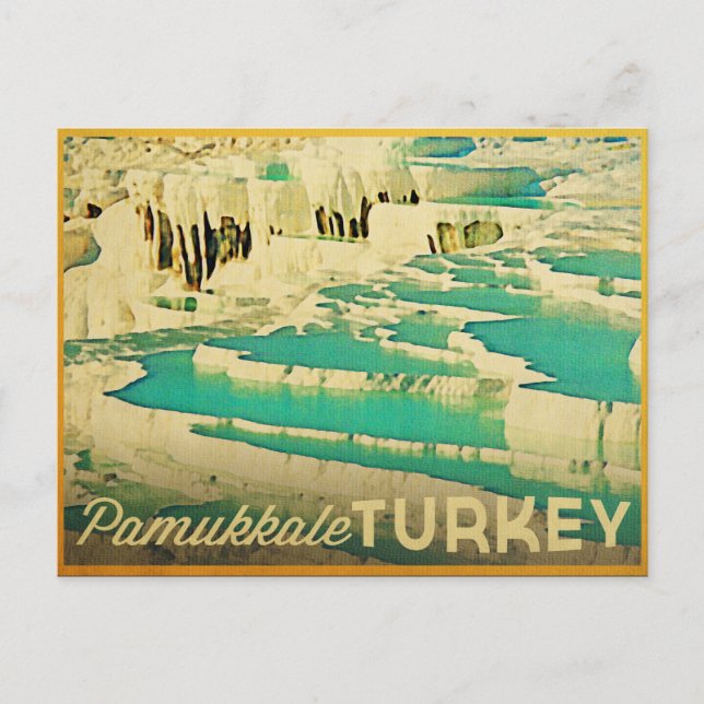 Pamukkale Türkei Postkarte (Vorderseite)