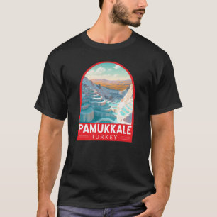 Pamukkale Türkei Reise Kunst Vintage T-Shirt