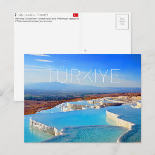 Pamukkale, Türkei Reise-Postkarte Postkarte