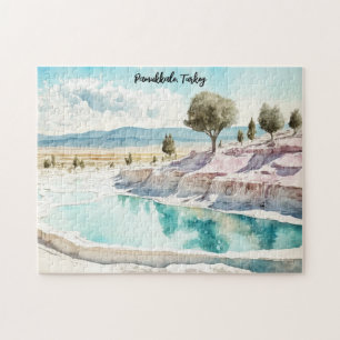 Pamukkale Türkei Reiselandschaft Puzzle