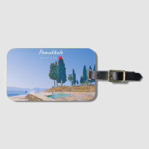 Pamukkale, Türkei - Thermische Becken Gepäckanhänger