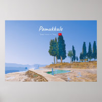 Pamukkale, Türkei - Thermische Becken