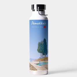 Pamukkale, Türkei - Thermische Becken Trinkflasche
