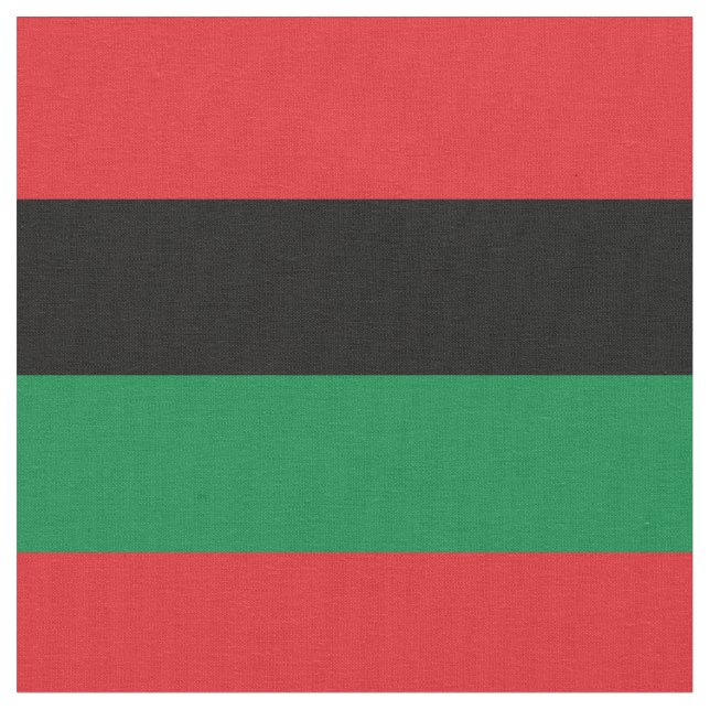 Pan African & Afro American UNIA Flag Stoff (Nahaufnahme)