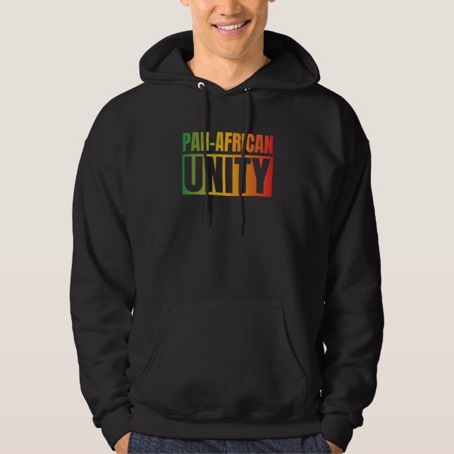 Pan African Black History Month African Pride Pan  Hoodie (Vorderseite)