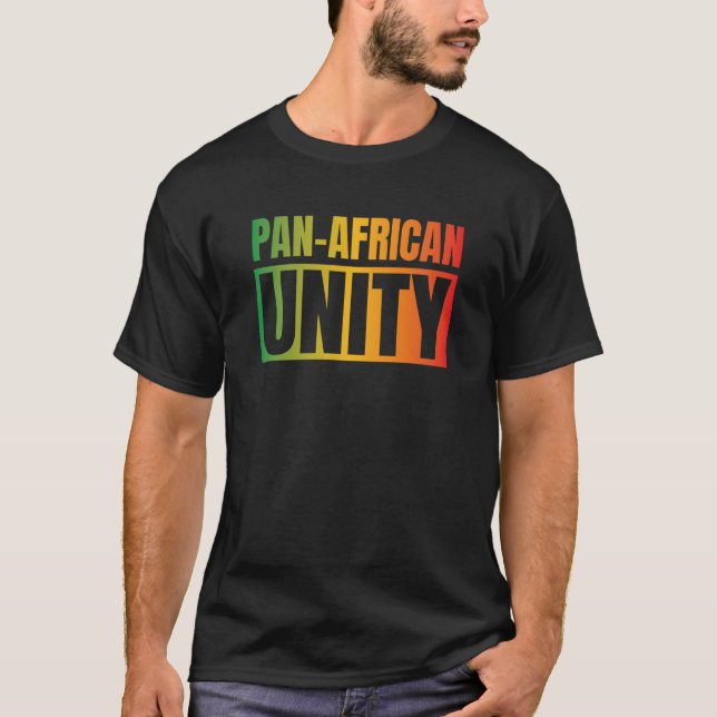 Pan African Black History Month African Pride Pan  T-Shirt (Vorderseite)