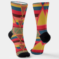 Pan African Colorful Triangle Pattern Unisex
