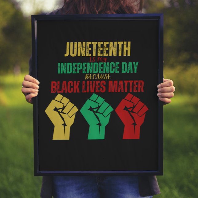 Pan-African Fist Poster der Juneteenth (Von Creator hochgeladen)