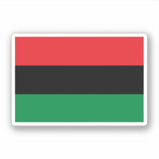 Pan African Flag Aufkleber