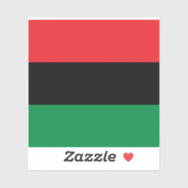 Pan African Flag Aufkleber