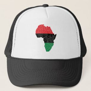Pan African Flag Black History Montag Art Design Truckerkappe