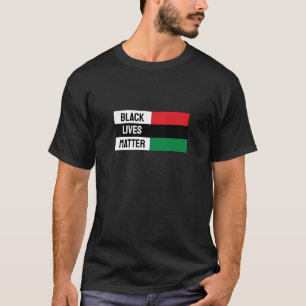 Pan African Flag, Black Lives Materie, Unia Symbol T-Shirt