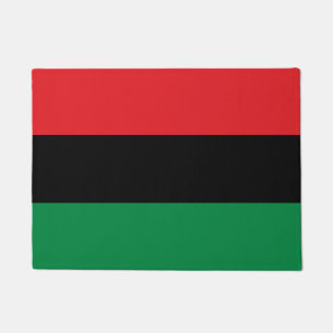 Pan African Flag & Gewerkschaft Symbol / Sportfan Fußmatte