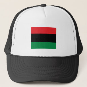 Pan African Flag & Gewerkschaft Symbol / Sportfan Truckerkappe