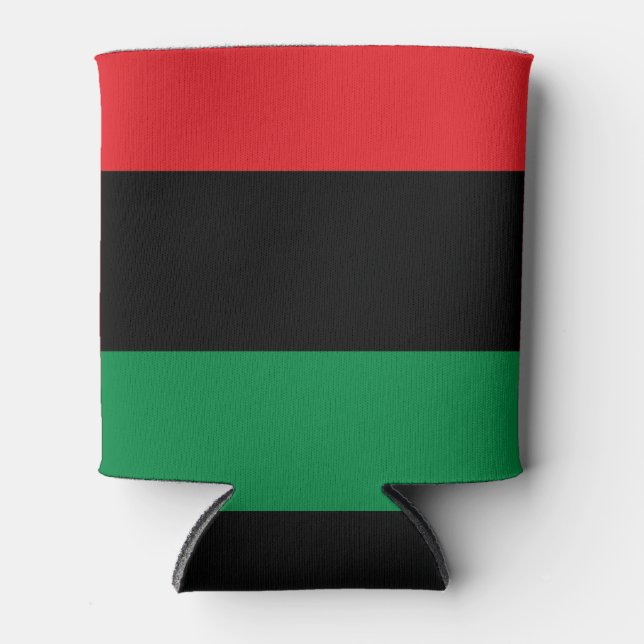 Pan African Flag, Happy Kwanzaa Dosenkühler (Vorderseite)