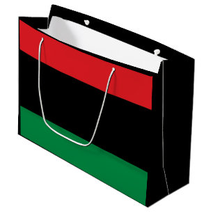 Pan African Flag, Happy Kwanzaa Große Geschenktüte