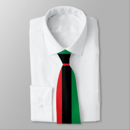 Pan African Flag, Happy Kwanzaa Krawatte