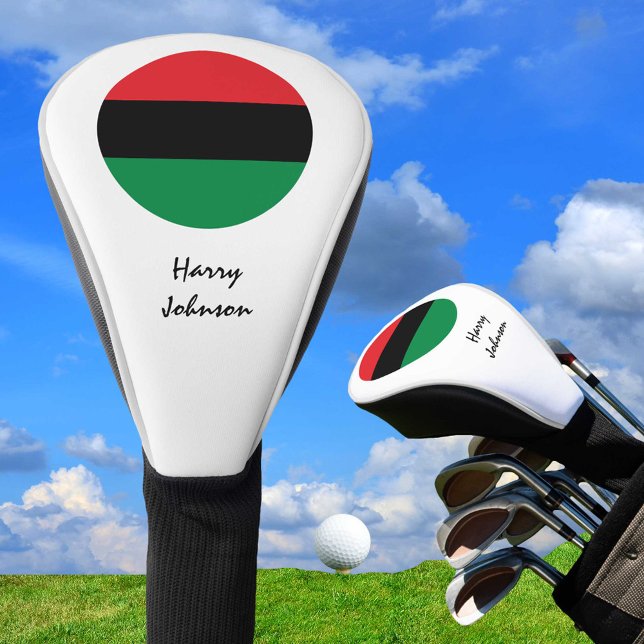 Pan African Flag Mit Monogramm Golfen & UNIA / Golf Headcover (Von Creator hochgeladen)