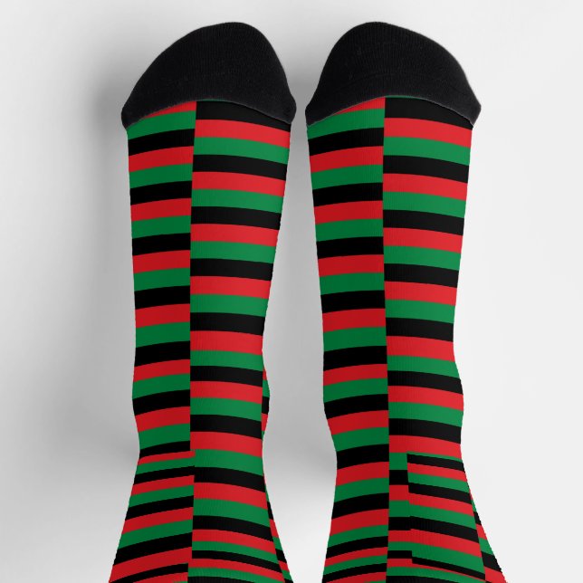 Pan African Flag Socks Socken (Oben)