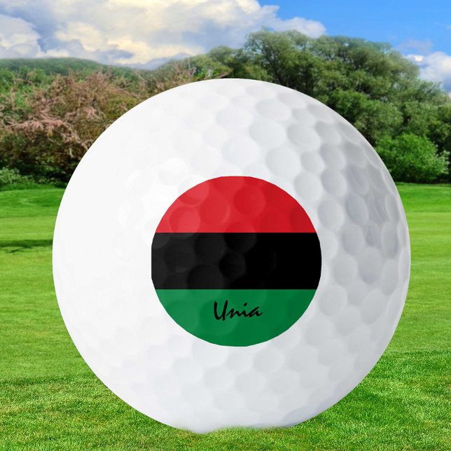 Pan African Flag & UNIA Golf / Golf Ball (Von Creator hochgeladen)