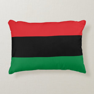 Pan African Flag & Unia Symbol / Sport Fan Dekokissen