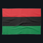 Pan African Flag & UNIA Symbol / Sport Fan Geschirrtuch<br><div class="desc">Küchentücher: Pan African Flag Symbol - UNIA / Ein horizontales Dreiband von rot,  schwarz und grün. Die panafrikanische Flagge - auch bekannt als afroamerikanische Flagge,  schwarze Befreiungsflagge,  UNIA-Flagge. Häufig verwendet mit Black Lives Matter Bewegung.</div>