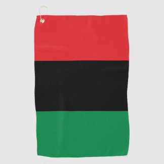 Pan African Flag & Unia Symbol / Sport Fan Golfhandtuch