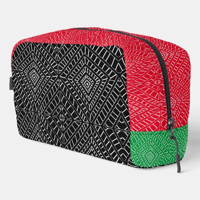 Pan African Tribal Waschbeutel (Rechte Ecke)