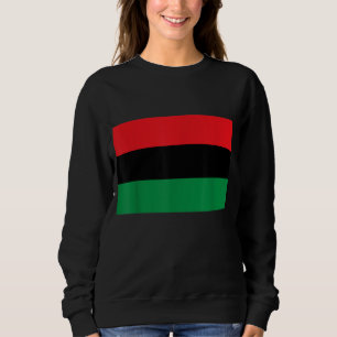 Pan African UNIA Flag Black Liberation Flag Afro-A Sweatshirt