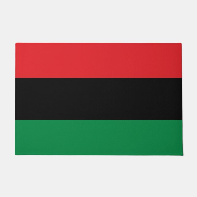 Pan African UNIA Flag Fußmatte (Vorderseite)
