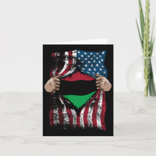 Pan African Unia Flag Loyal Afro-americans Usa Gif Karte