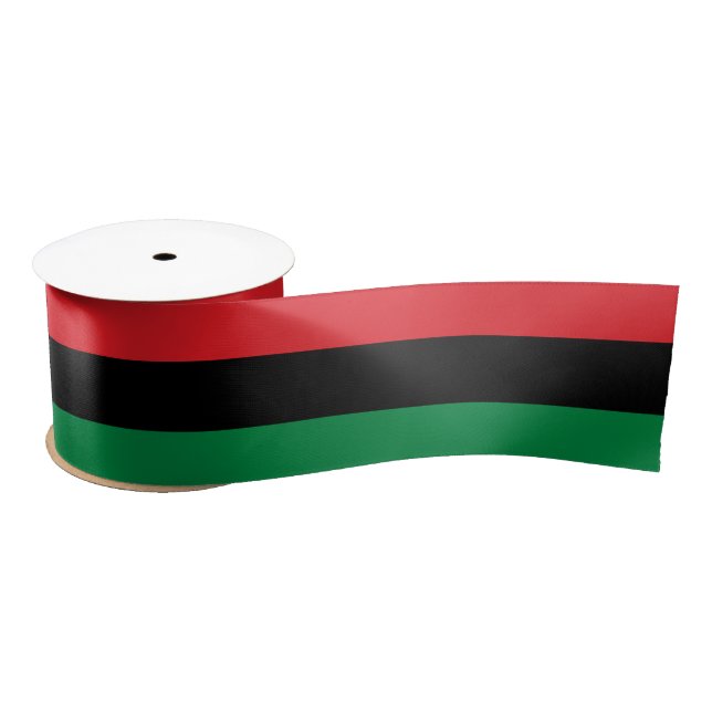 Pan African UNIA Flag Satinband (Spule)