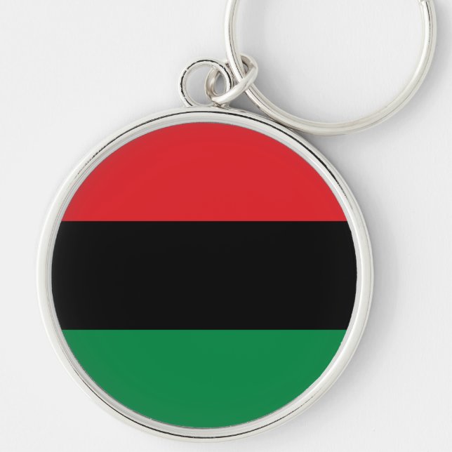Pan African UNIA Flag Schlüsselanhänger (Vorne)