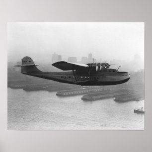 Pan American China Clipper und San Francisco Poster