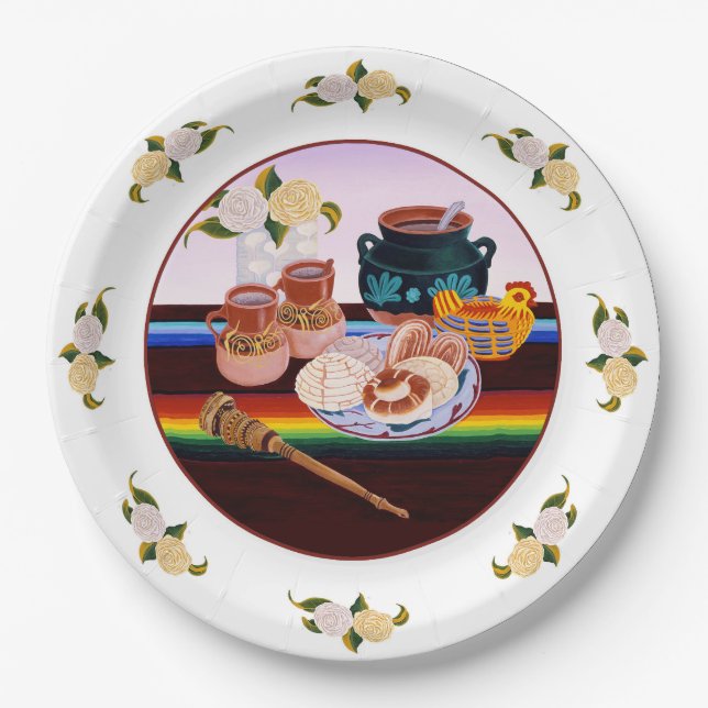 Pan Dulce Pappteller (Vorderseite)