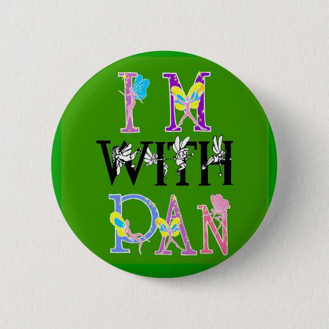 Pan Fan Gear Fairies Button (Vorderseite)