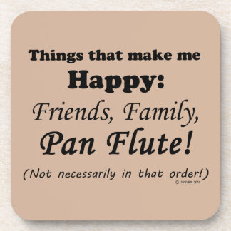 Pan Flute macht mich glücklich Untersetzer