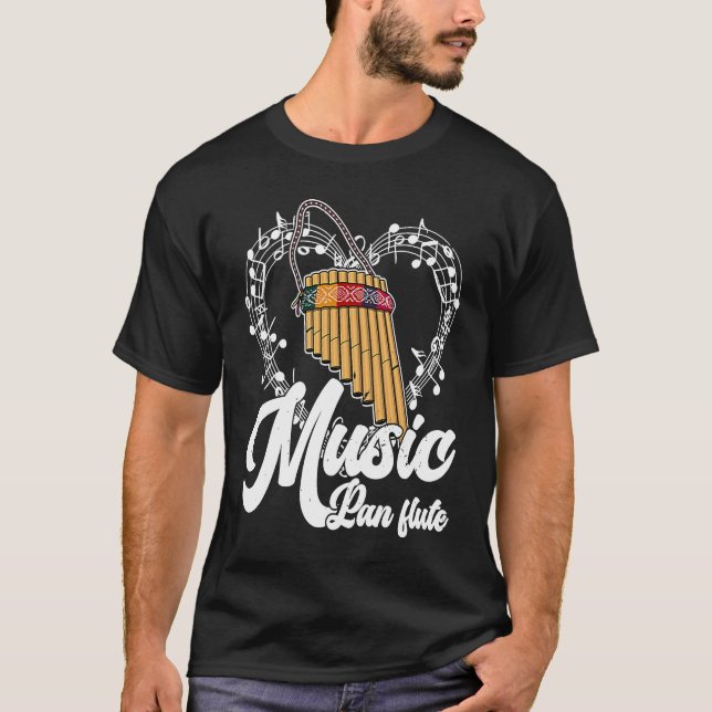 Pan Flute Musical Instrument  11 T-Shirt (Vorderseite)