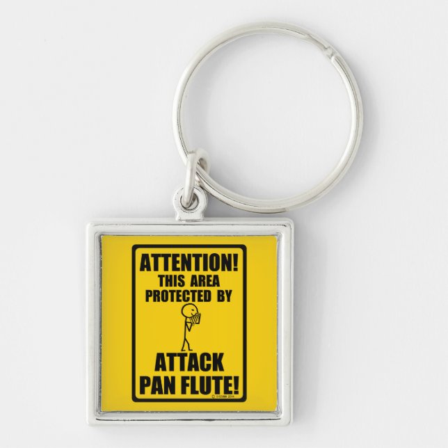 Pan Flute Schlüsselanhänger (Vorne)
