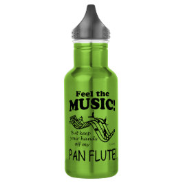 Pan Flute spüren die Musik Edelstahlflasche
