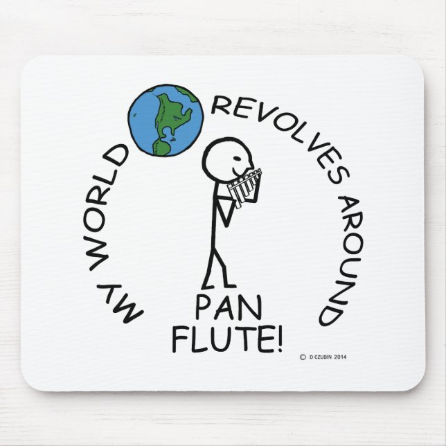 Pan Flute - Weltumdrehungen Mousepad (Vorne)