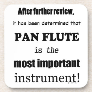 Pan Flute wichtigstes Instrument Getränkeuntersetzer