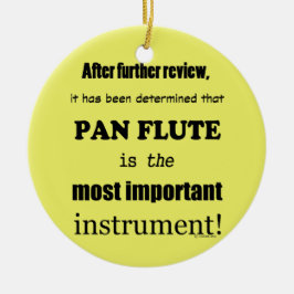 Pan Flute wichtigstes Instrument Keramik Ornament