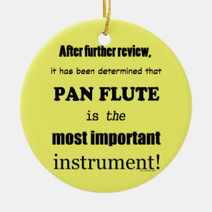 Pan Flute wichtigstes Instrument Keramik Ornament